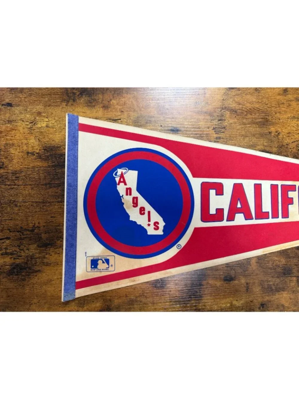 Vintage MLB California Angels pennant